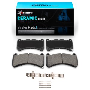 Lexus IS F Brake Pads - Front - R1 Concepts - R1 Ceramic Pads & Hardware Kit - `08-`25